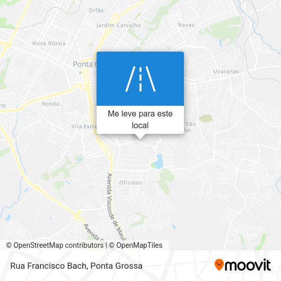 Rua Francisco Bach mapa