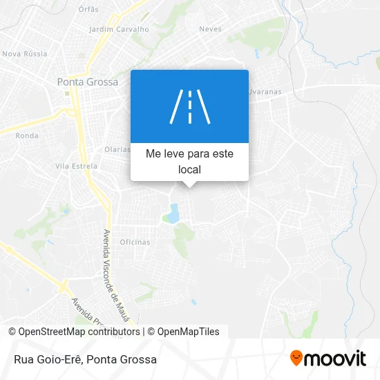 Rua Goio-Erê mapa