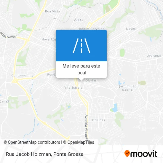 Rua Jacob Holzman mapa