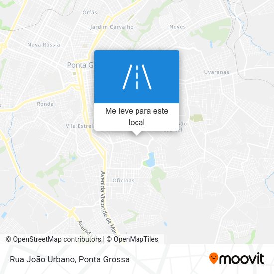 Rua João Urbano mapa
