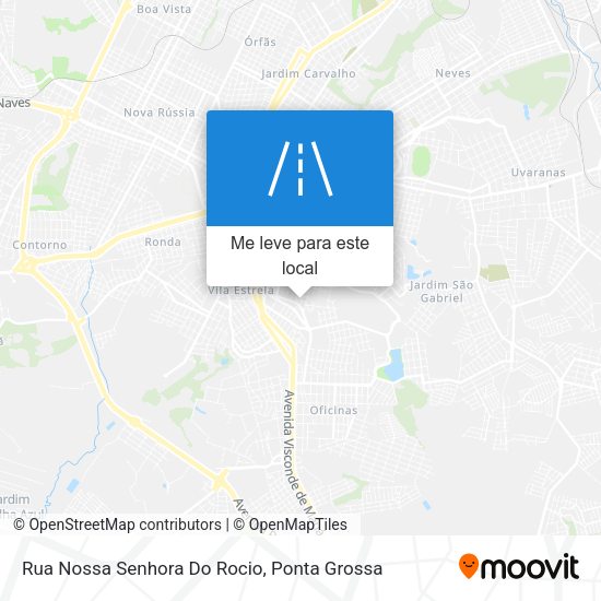 Rua Nossa Senhora Do Rocio mapa
