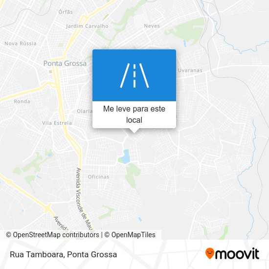 Rua Tamboara mapa