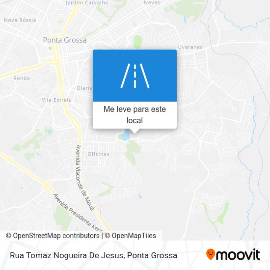 Rua Tomaz Nogueira De Jesus mapa