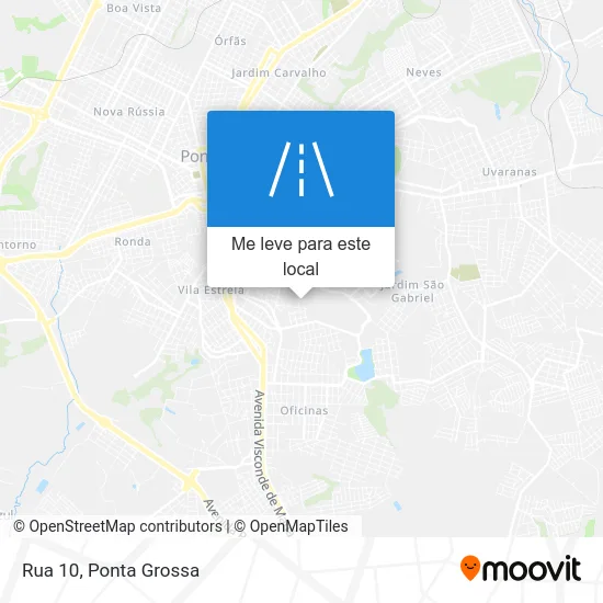 Rua 10 mapa