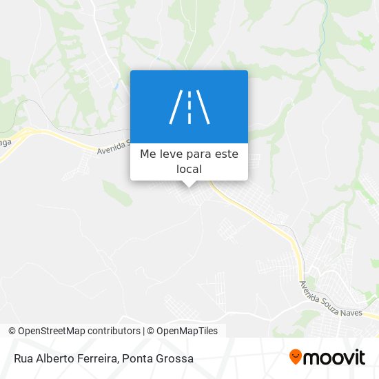 Rua Alberto Ferreira mapa