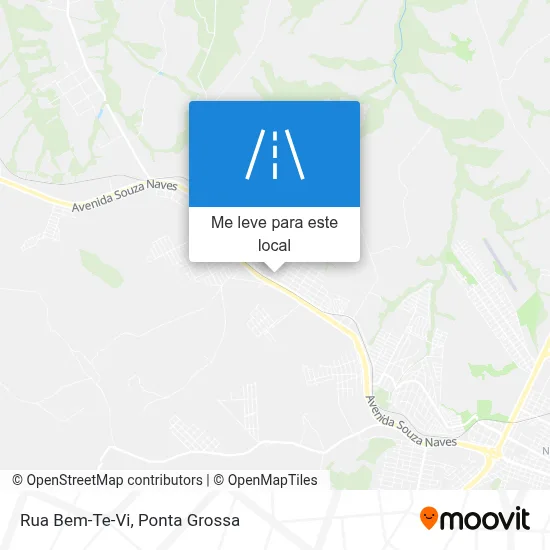 Rua Bem-Te-Vi mapa