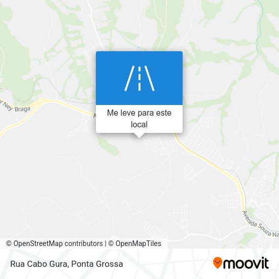 Rua Cabo Gura mapa