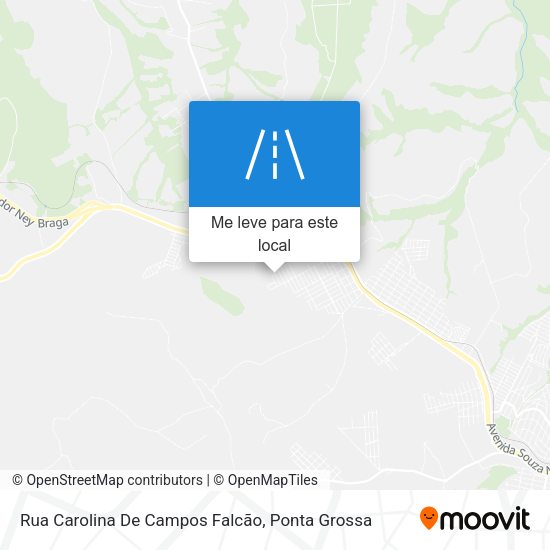 Rua Carolina De Campos Falcão mapa
