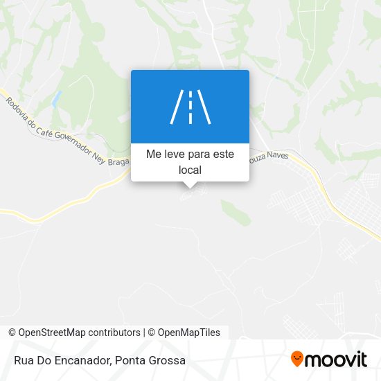 Rua Do Encanador mapa