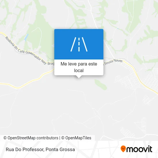Rua Do Professor mapa