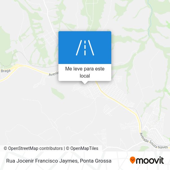 Rua Jocenir Francisco Jaymes mapa