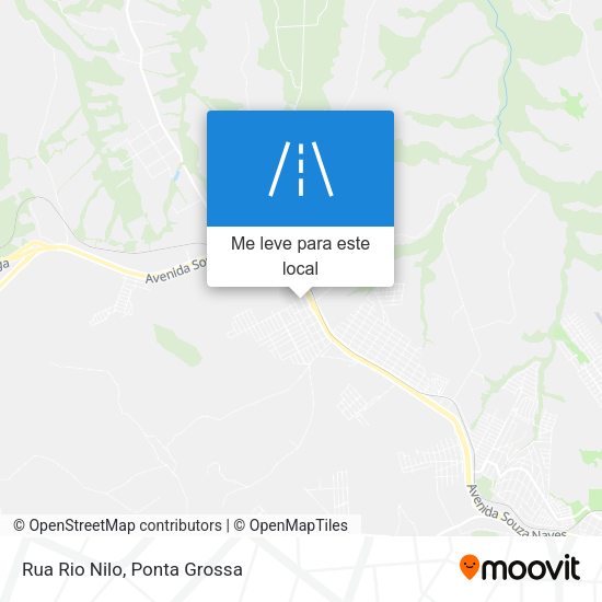 Rua Rio Nilo mapa