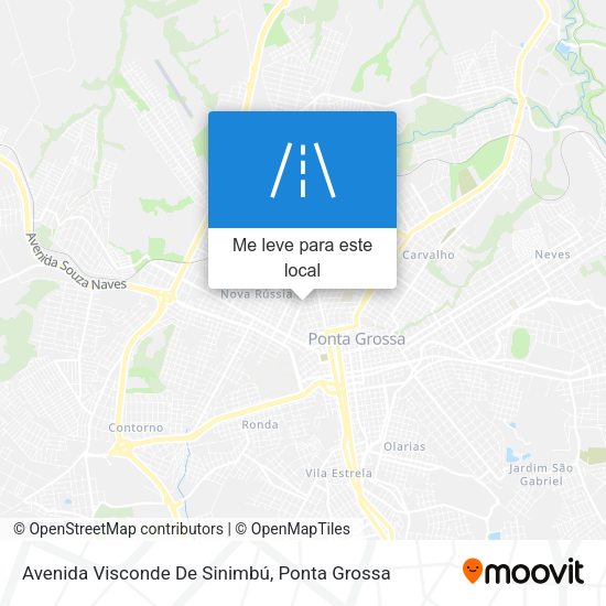 Avenida Visconde De Sinimbú mapa