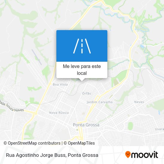 Rua Agostinho Jorge Buss mapa