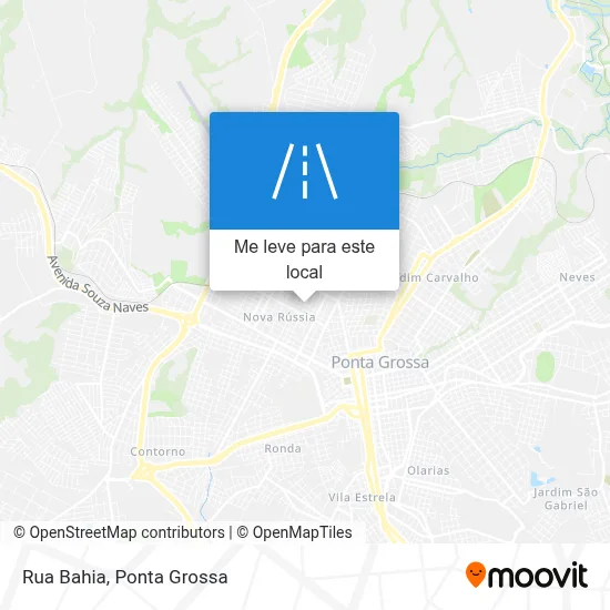 Rua Bahia mapa