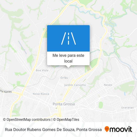 Rua Doutor Rubens Gomes De Souza mapa