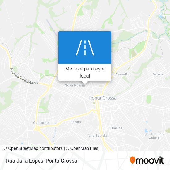 Rua Júlia Lopes mapa