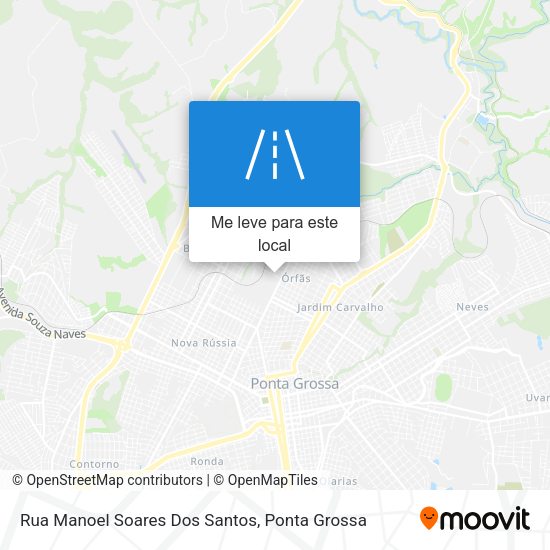 Rua Manoel Soares Dos Santos mapa