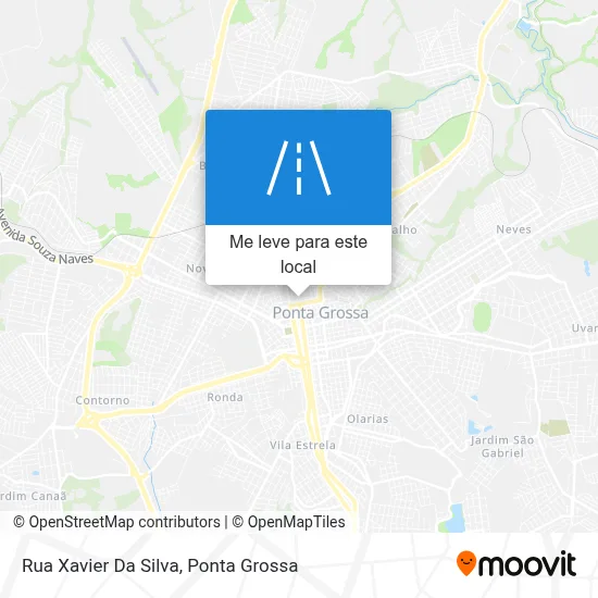 Rua Xavier Da Silva mapa