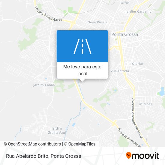 Rua Abelardo Brito mapa