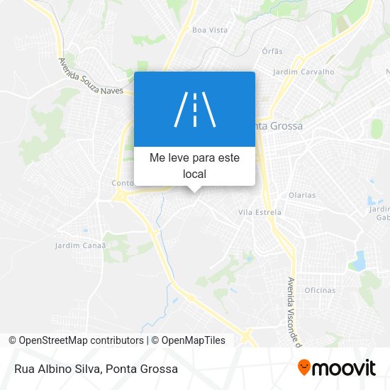Rua Albino Silva mapa