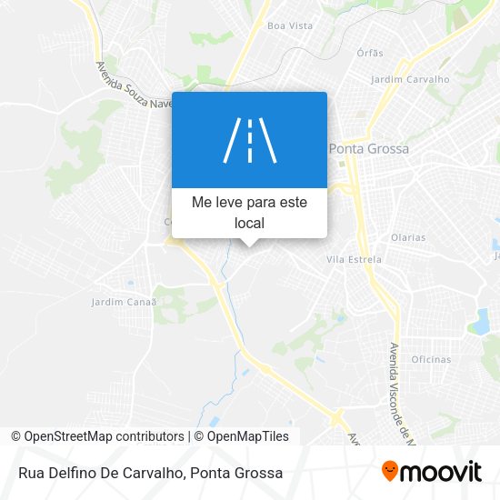 Rua Delfino De Carvalho mapa