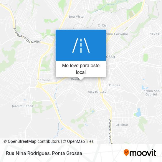 Rua Nina Rodrigues mapa