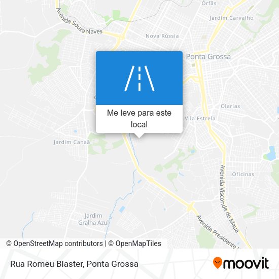 Rua Romeu Blaster mapa