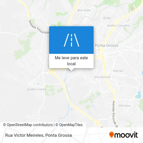Rua Victor Meireles mapa