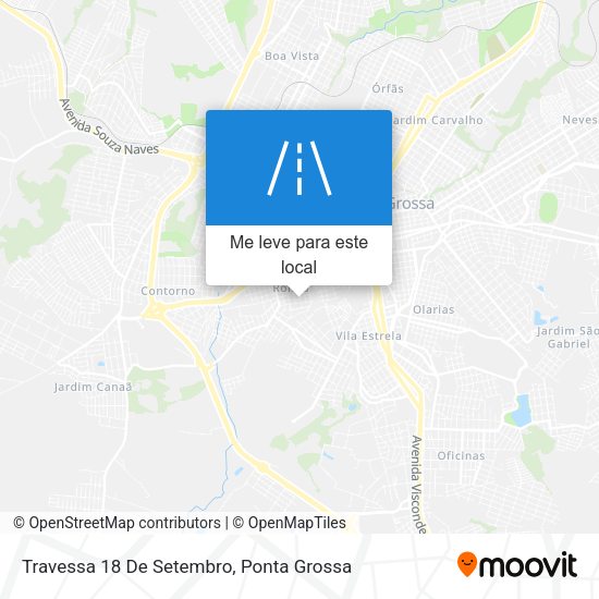 Travessa 18 De Setembro mapa