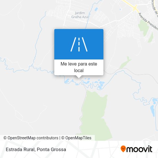 Estrada Rural mapa