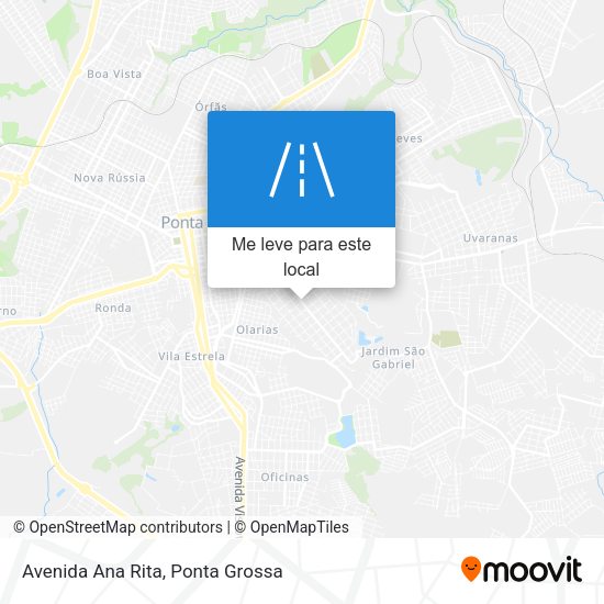 Avenida Ana Rita mapa