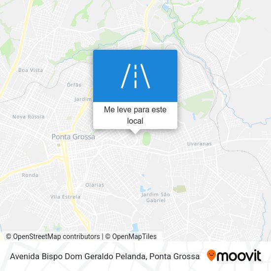 Avenida Bispo Dom Geraldo Pelanda mapa