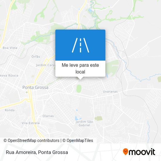 Rua Amoreira mapa