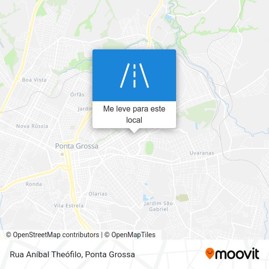 Rua Aníbal Theófilo mapa