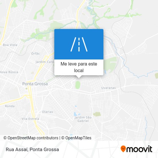 Rua Assaí mapa