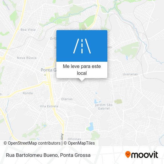Rua Bartolomeu Bueno mapa