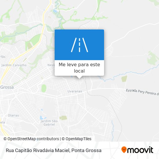 Rua Capitão Rivadávia Maciel mapa