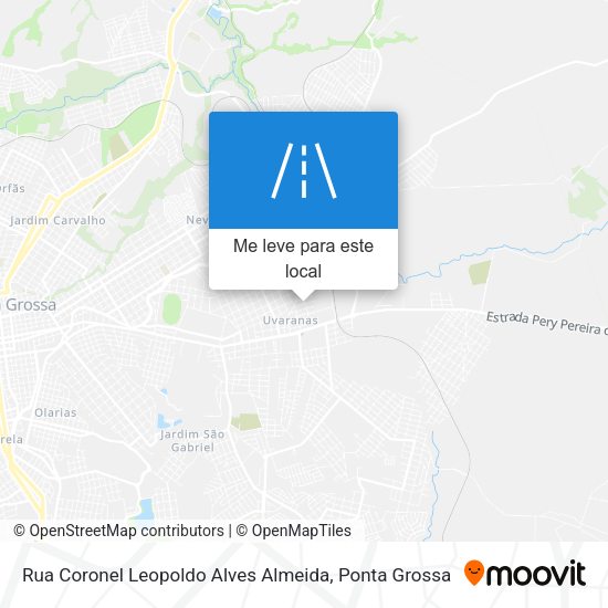 Rua Coronel Leopoldo Alves Almeida mapa