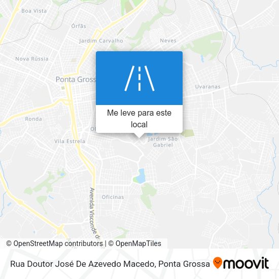 Rua Doutor José De Azevedo Macedo mapa