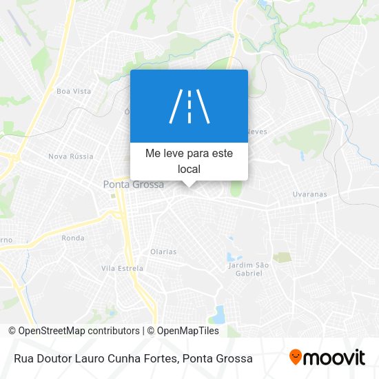 Rua Doutor Lauro Cunha Fortes mapa