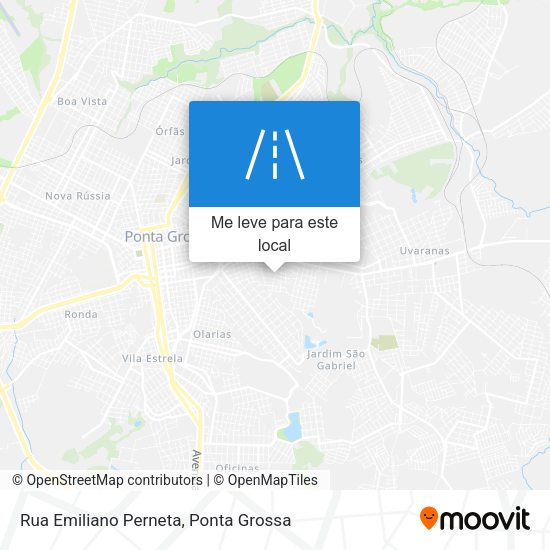 Rua Emiliano Perneta mapa