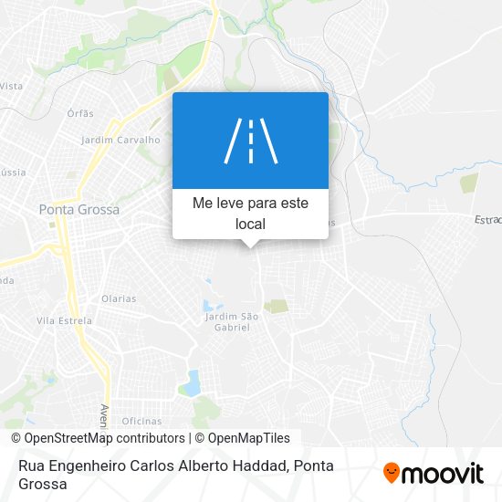 Rua Engenheiro Carlos Alberto Haddad mapa