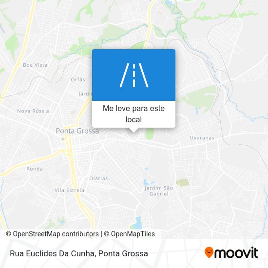 Rua Euclides Da Cunha mapa