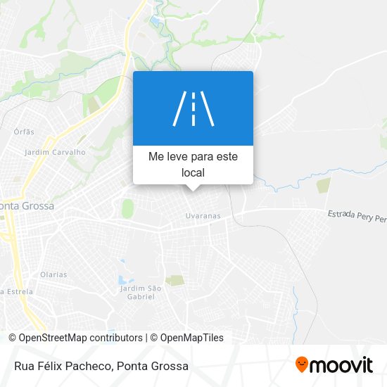 Rua Félix Pacheco mapa