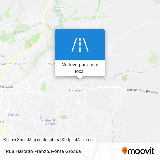 Rua Haroldo Franze mapa