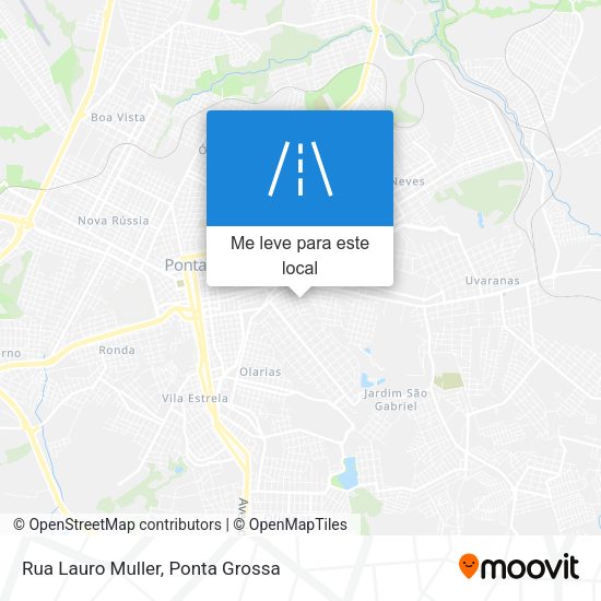 Rua Lauro Muller mapa