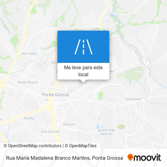 Rua Maria Madalena Branco Martins mapa