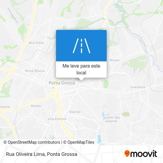 Rua Oliveira Lima mapa