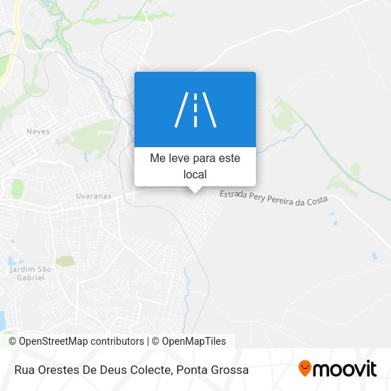 Rua Orestes De Deus Colecte mapa